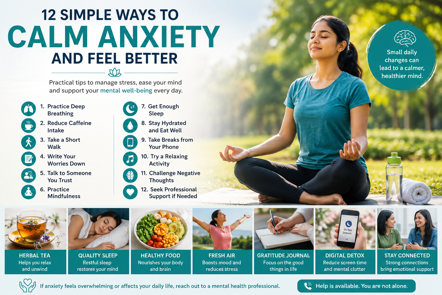 How to Calm Anxiety: 12 Simple Ways to Reduce Anxiety and Feel Better